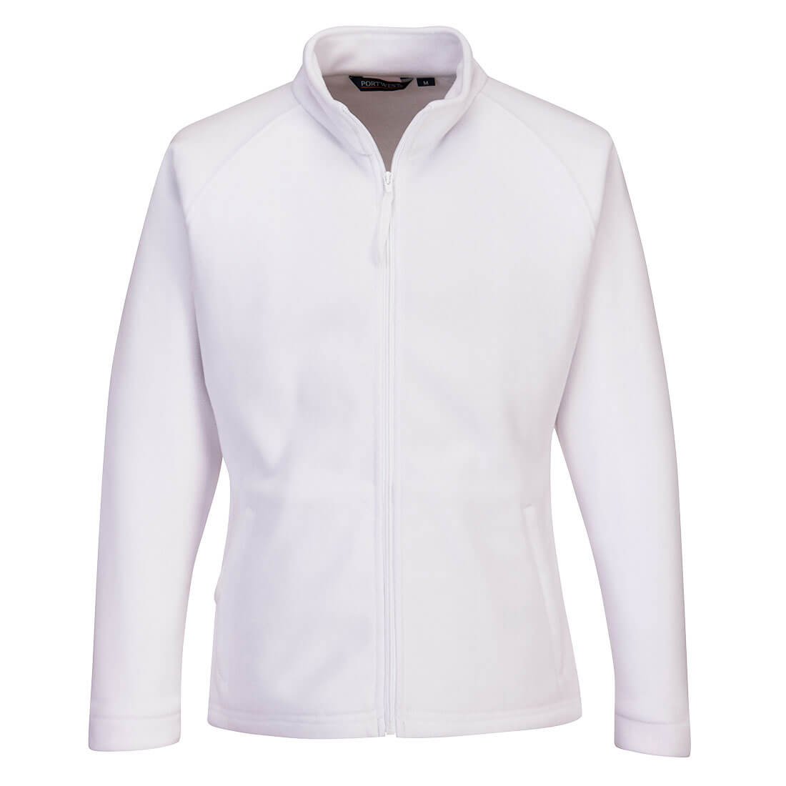 Portwest Women's Aran Fleece in clean, crisp white.