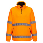 Portwest Hi-Vis 1/2 Zip Fleece - thumbnail 1