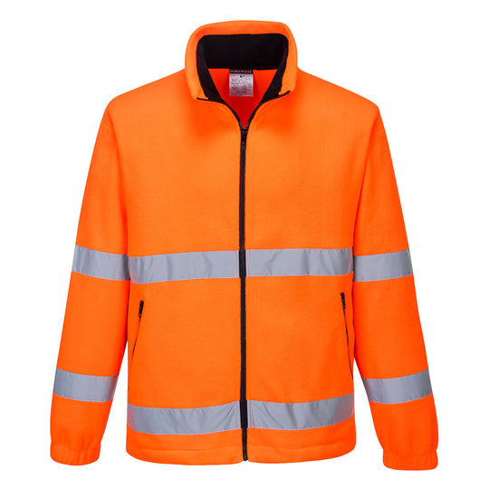 Portwest Hi-Vis Windbreaker Fleecein bright orange.