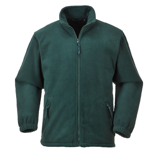 Portwest Argyll Heavy Fleece in bottle green.
