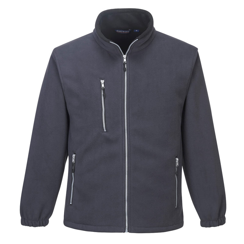 Portwest City Fleece in a smart grey color.