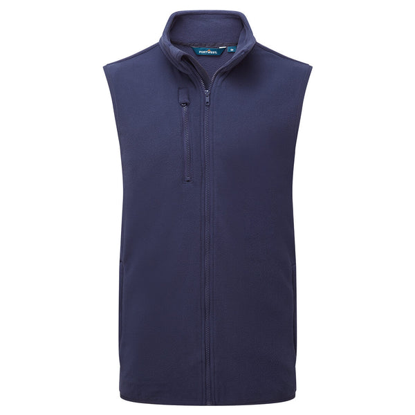 Portwest Fleece Gilet in professional navy.