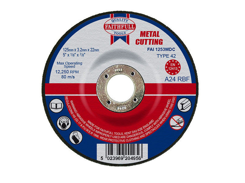 Depressed Centre Metal Cut Off Disc