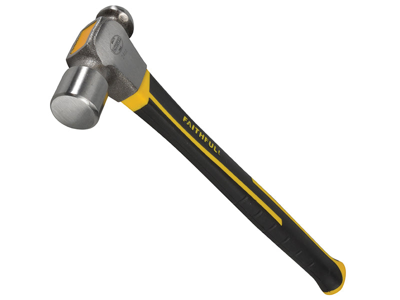 Faithfull Ball Pein Hammer, Fibreglass Shaft