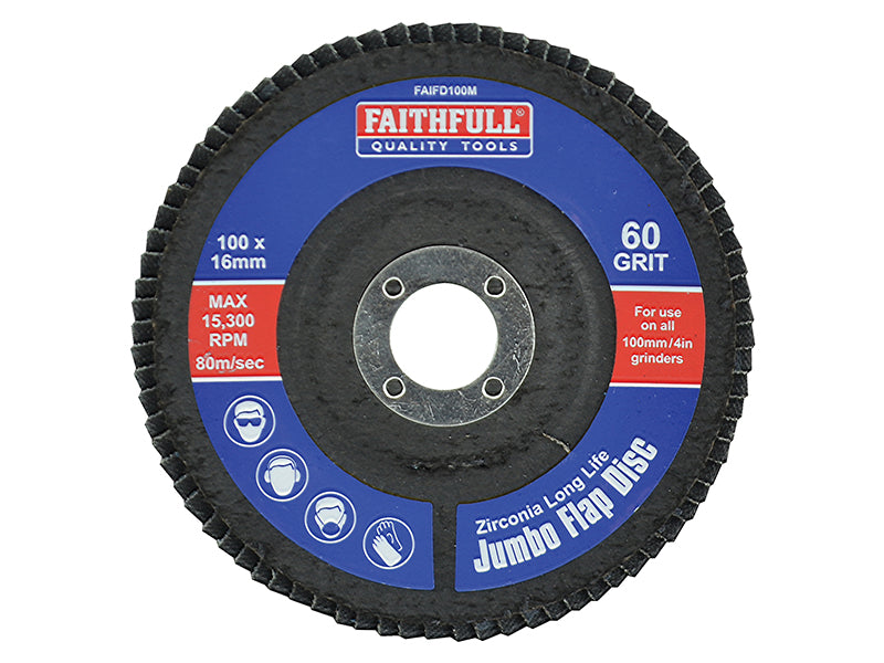 Faithfull Abrasive Jumbo Flap Disc