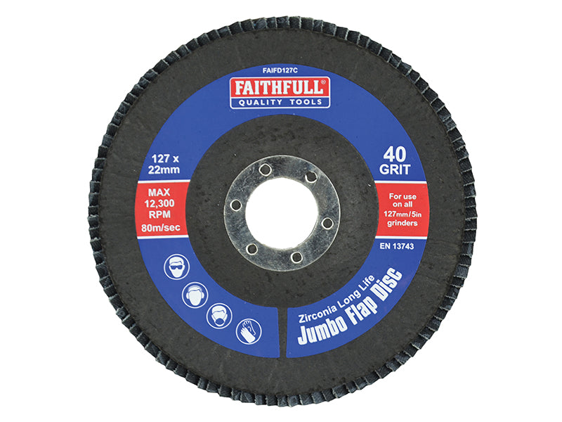 Faithfull Abrasive Jumbo Flap Disc