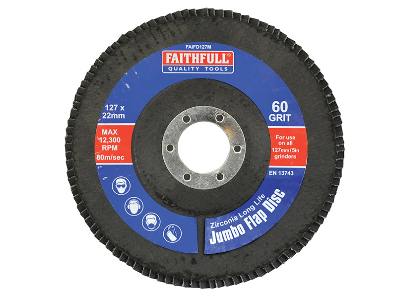 Faithfull Abrasive Jumbo Flap Disc