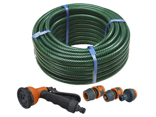 PVC Garden Hose with Fittings & Spray Gun