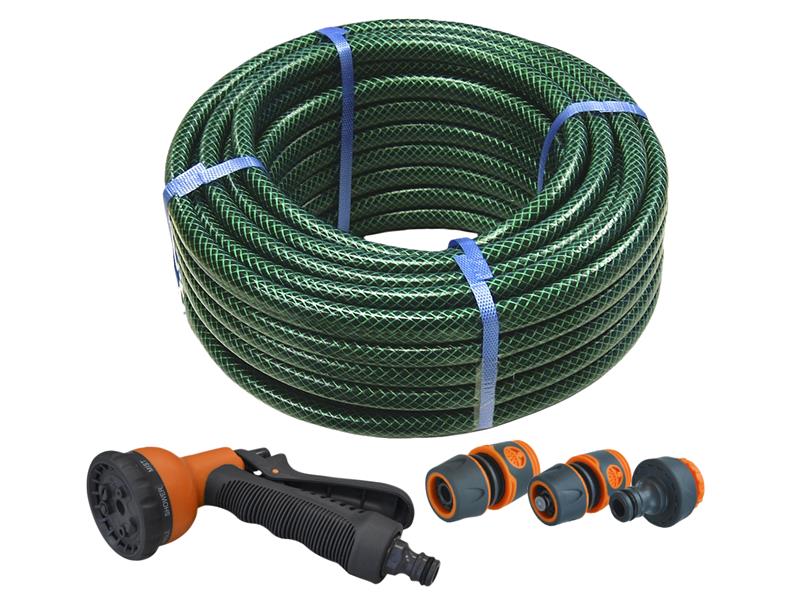 PVC Garden Hose with Fittings & Spray Gun