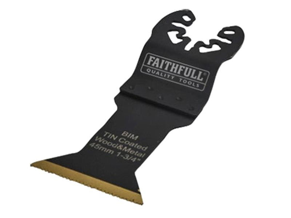 Bi-Metal Flush Cut TiN Coated Blades