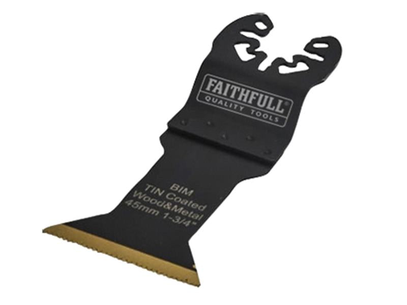 Bi-Metal Flush Cut TiN Coated Blades