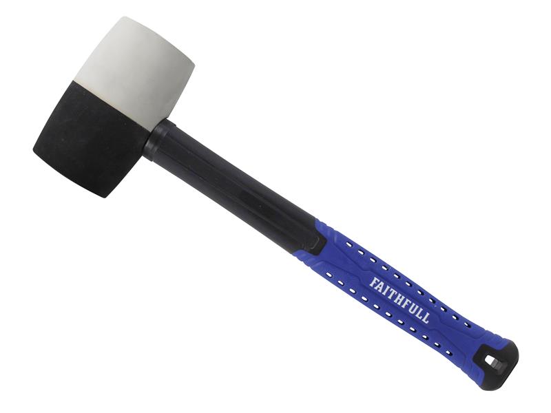 Black & White Fibreglass Mallet -  GRPFAIRMBWF16