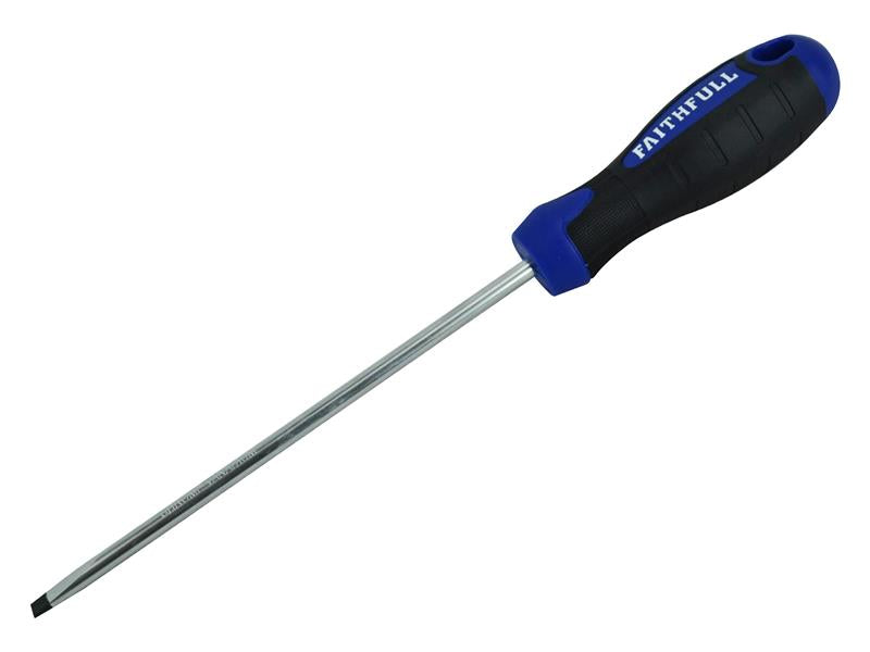 Soft Grip Screwdriver, Parallel Slotted