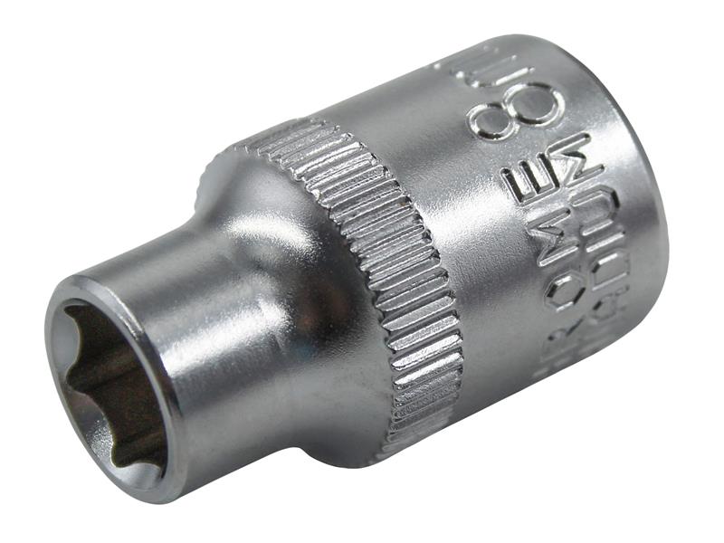 Faithfull Hex Sockets, 3/8in Drive
