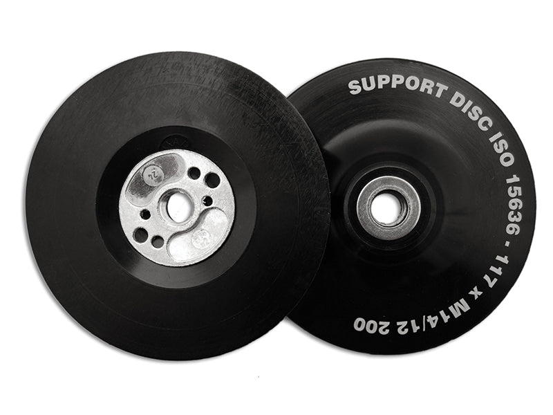 Angle Grinder Pads, Soft Black for Curved Surfaces