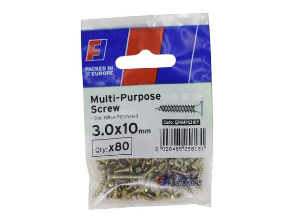 ForgeFix Multi-Purpose Screws, Pozi, CSK, ZYP, ForgePack