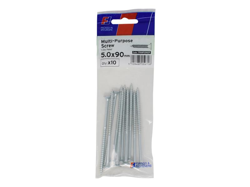 ForgeFix Multi-Purpose Pozi Screw CSK ST ZP ForgePack