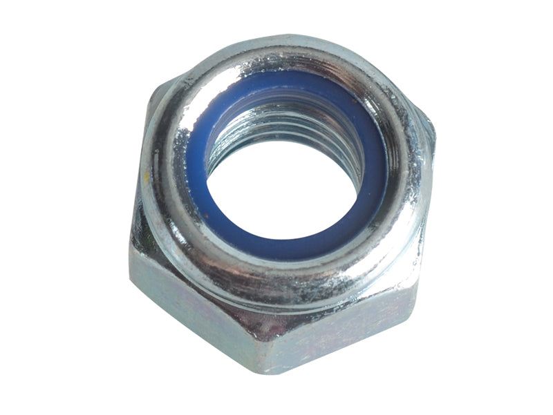 ForgeFix Hexagonal Nuts with Nylon Inserts, ZP