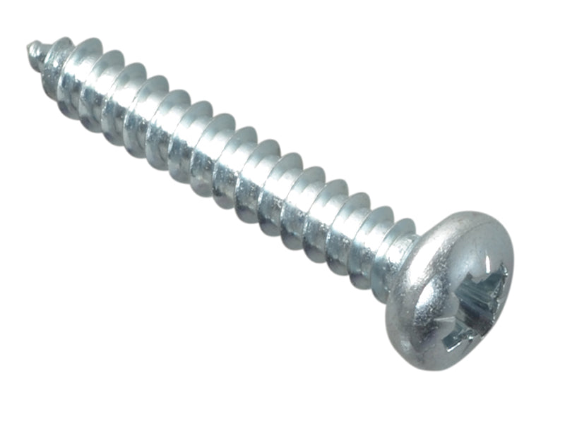 ForgeFix Self-Tapping Screws, Pozi, Pan Head, ZP