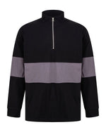 Front Row Panelled 1/4 Zip - FR06M - thumbnail 1