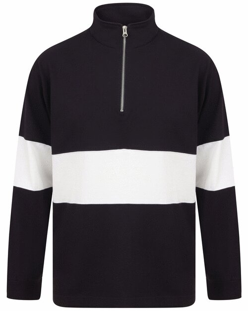 Front Row Panelled 1/4 Zip - FR06M