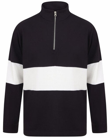 Front Row Panelled 1/4 Zip - FR06M