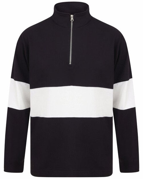 Front Row Panelled 1/4 Zip - FR06M