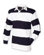 Front Row Sewn Stripe Long Sleeve Rugby Shirt - FR08M - thumbnail 3