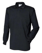 Front Row Long Sleeve Plain Rugby Shirt - FR100M