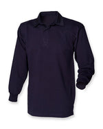 Front Row Long Sleeve Plain Rugby Shirt - FR100M - thumbnail 2