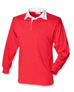 Front Row Long Sleeve Plain Rugby Shirt - FR100M - thumbnail 9