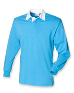 Front Row Long Sleeve Plain Rugby Shirt - FR100M - thumbnail 7