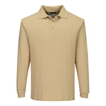 Portwest Flame Resistant Anti-Static Long Sleeve Polo Shirt - thumbnail 4