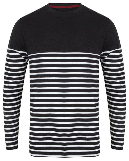 Front Row Long Sleeve Striped T-Shirt - FR134M