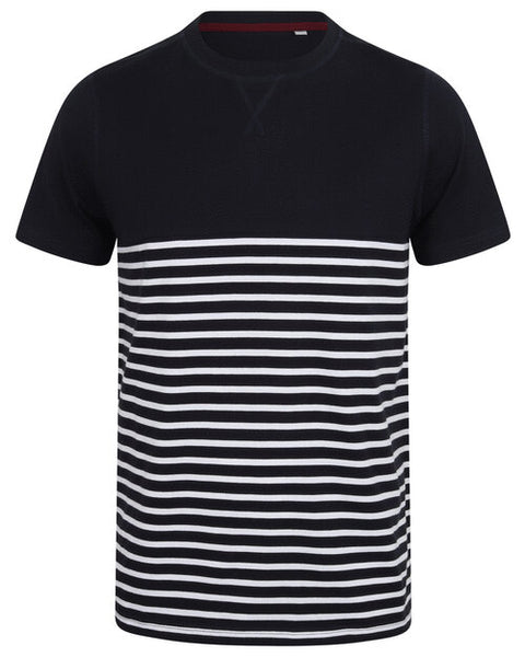 Front Row Short Sleeve Breton T-Shirt - FR135M
