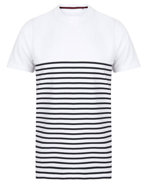 Front Row Short Sleeve Breton T-Shirt - FR135M