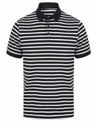 Front Row Striped Jersey Polo Shirt - FR230M