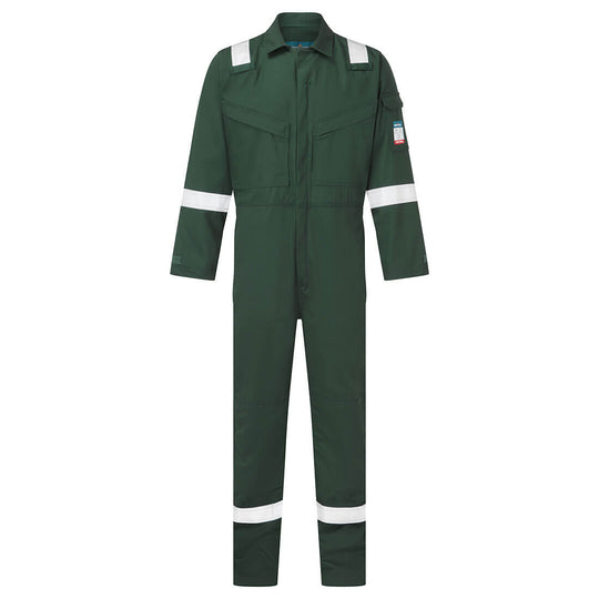 Portwest green flame-resistant hoodie