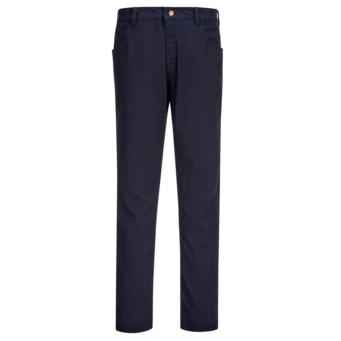 Portwest FR404 FR Stretch Trousers in navy, front view