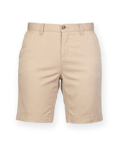 Front Row Ladies Stretch Chino Shorts - FR606M