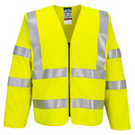 Portwest Bizflame Hi-Vis FR Long Sleeve Zip Vest - thumbnail 2