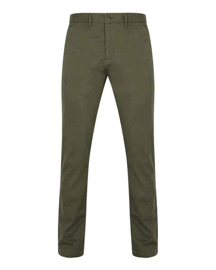 Front Row Mens Stretch Chinos