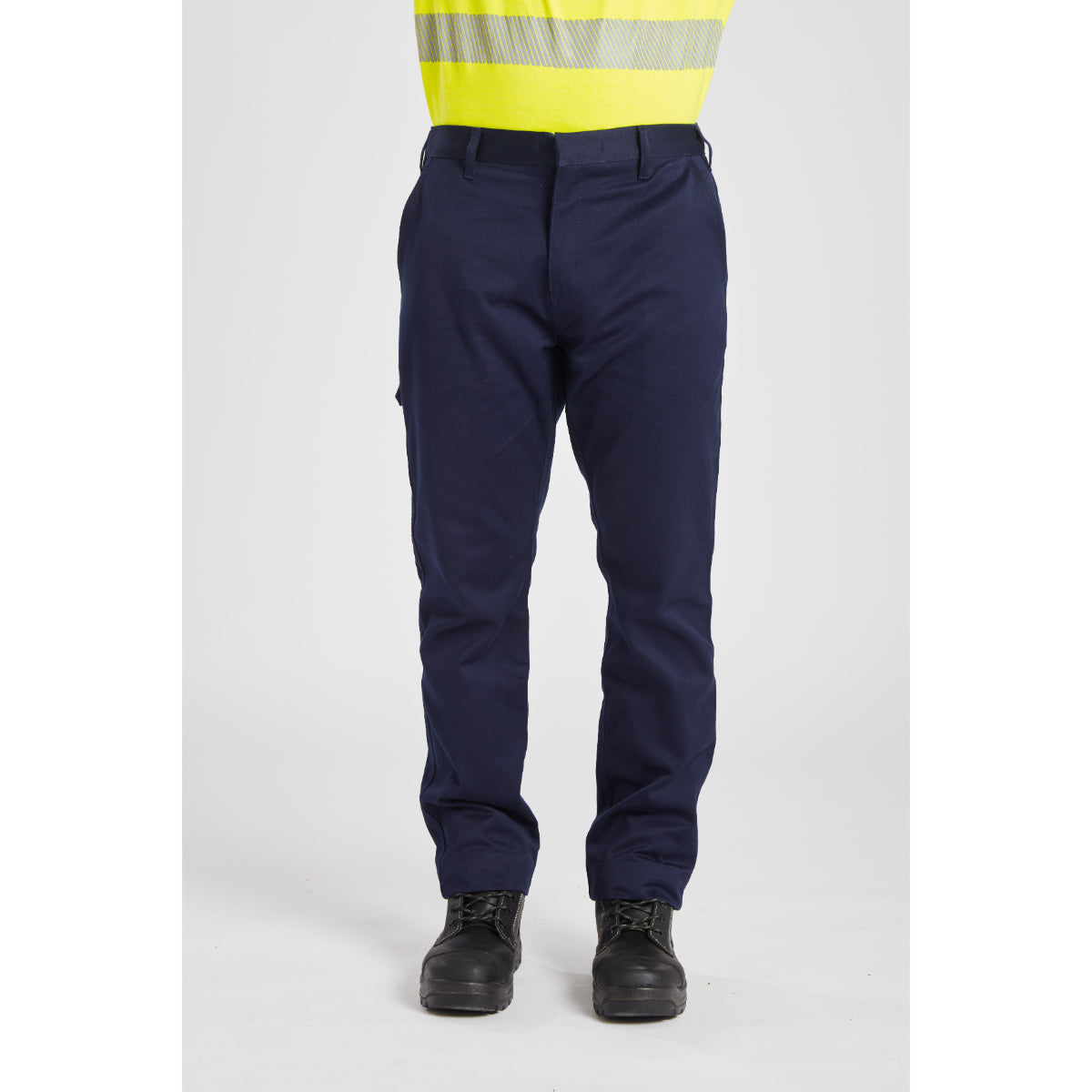 Front view of the Portwest FR Molten Metal Trouser FR64.