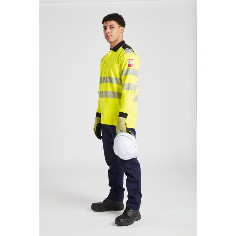 Portwest Eden safety boot and PPE kit arranged for industrial safety demonstration.
