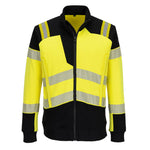Portwest PW3 Modaflame Knit Hi-Vis FR Full Zip Sweatshirt - thumbnail 1