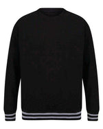Front Row Sweat With Striped Cuffs - thumbnail 1