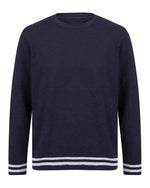 Front Row Sweat With Striped Cuffs - thumbnail 3