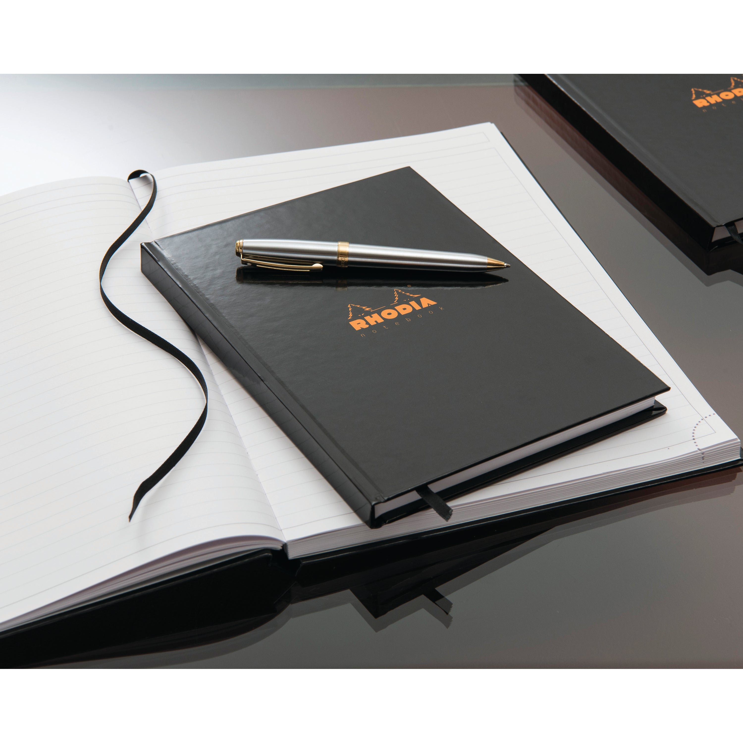 Rhodia Business Book A4 Casebound Hardback 192 Pages Black (3 Pack) 119230c