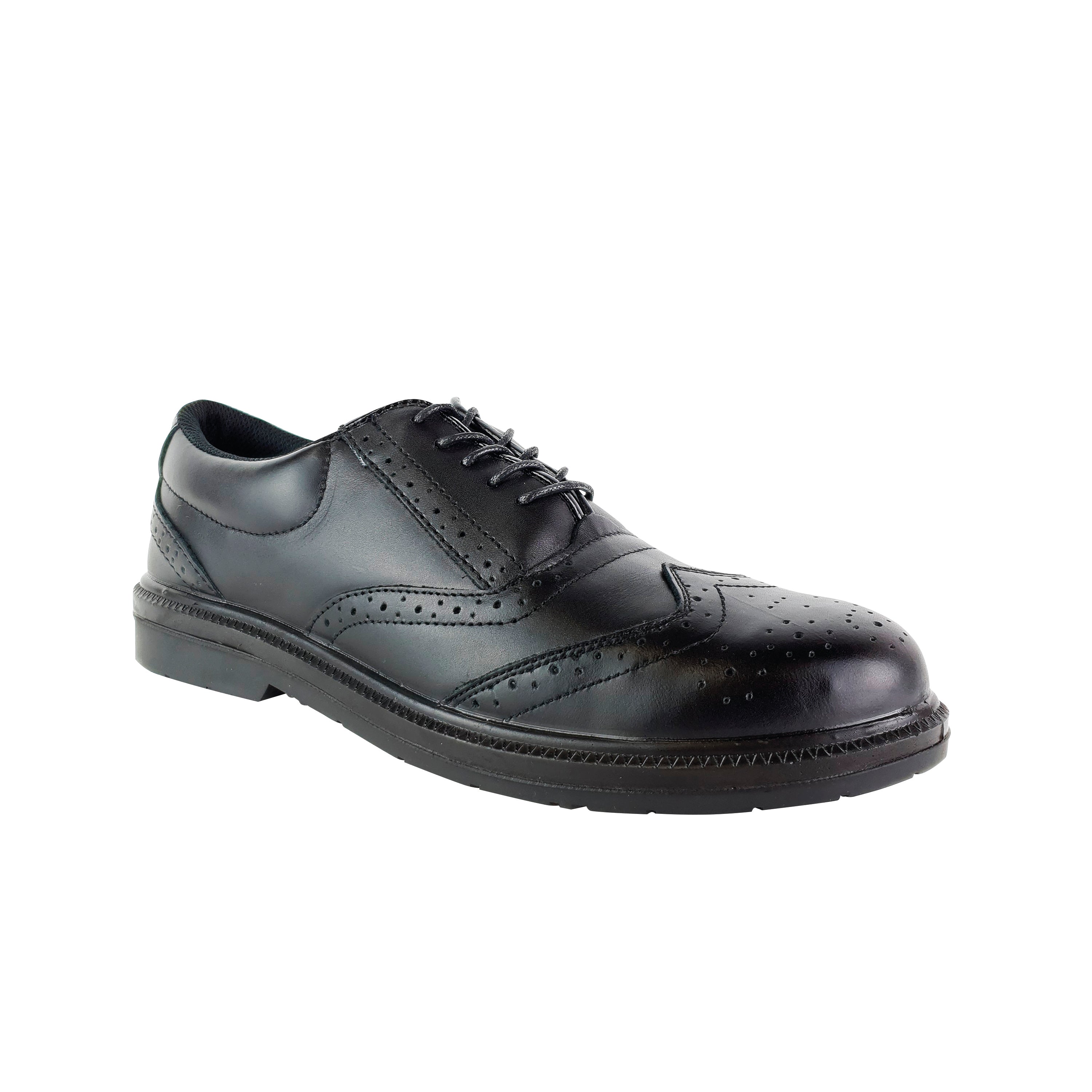 Samson Brogue Uniform Safety Shoe Black 05