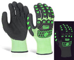 Glovezilla Beeswift Glow In The Dark Foam Nitrile Coated Gloves - thumbnail 6